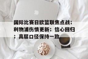 爱游戏体育APP下载-国际比赛日欧篮联焦点战；利物浦伤情更新；信心回归；高层口径保持一致的简单介绍